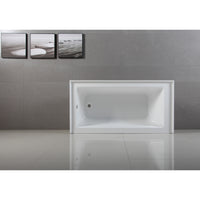 Thumbnail for Aqua Eden VTAP603622L Alcove Bathtub (L)60