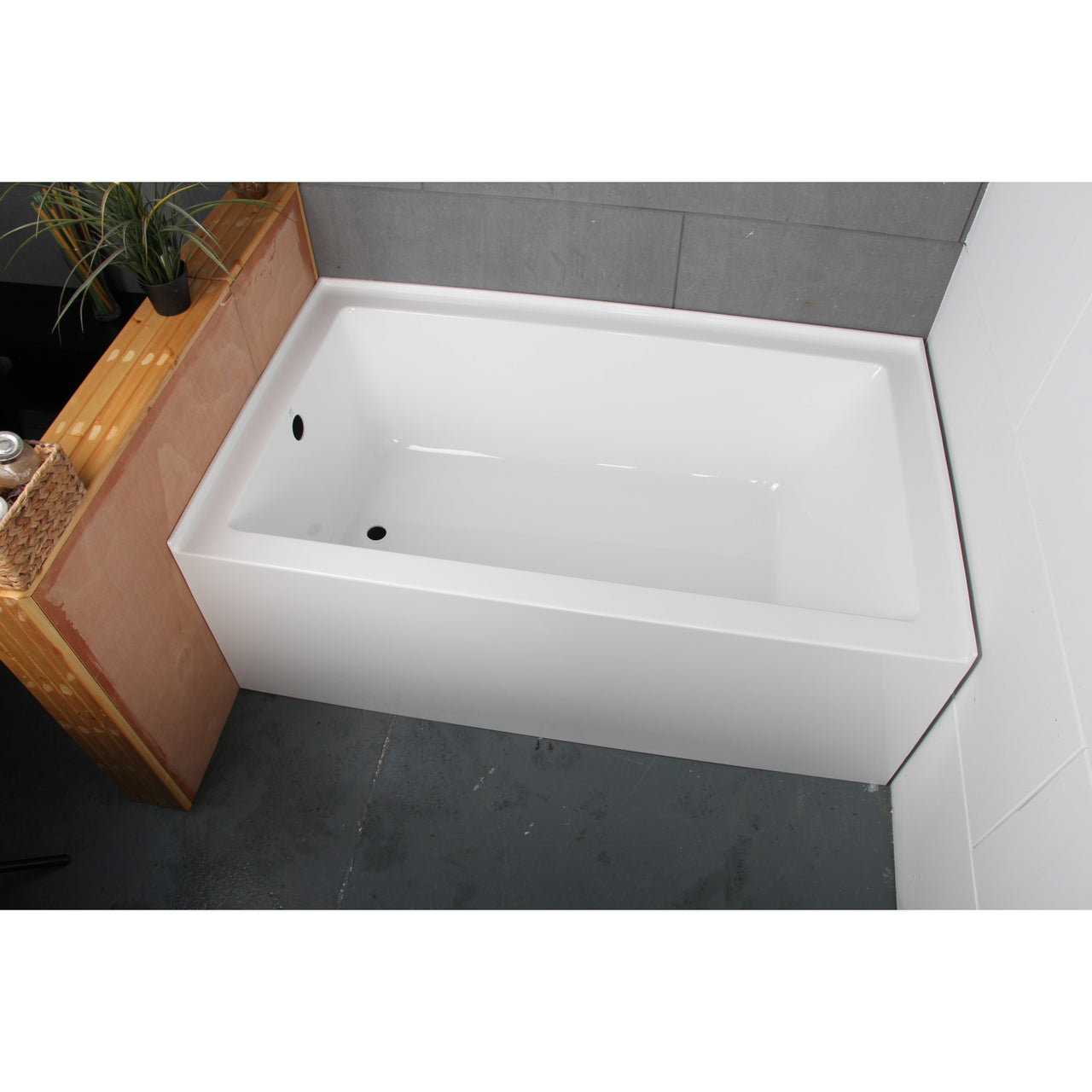 Aqua Eden VTAP603622L Alcove Bathtub (L)60"x (W)36" x (H)21-5/8" - BNGBath