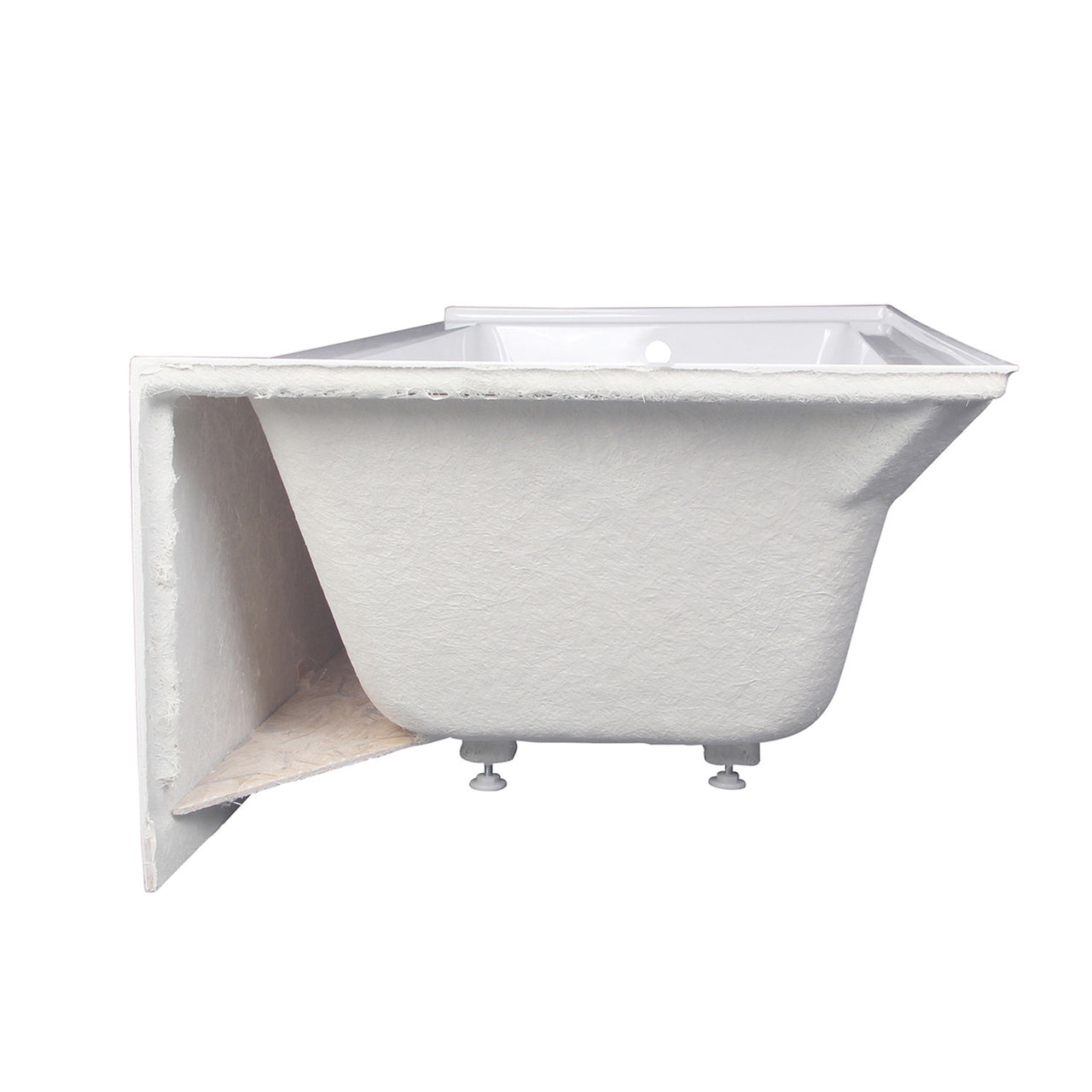 Aqua Eden VTAP663222L Alcove Bathtub (L)66"x (W)32" x (H)20-1/2" - BNGBath