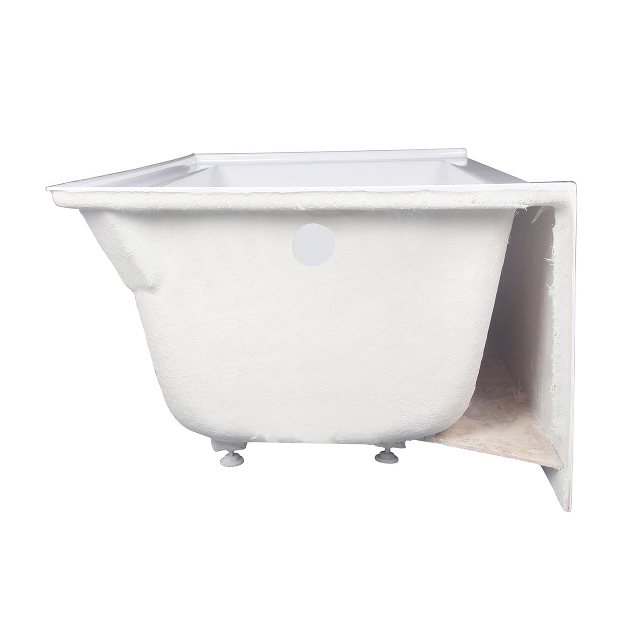 Aqua Eden VTAP663222L Alcove Bathtub (L)66"x (W)32" x (H)20-1/2" - BNGBath