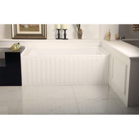 Thumbnail for Aqua Eden VTDE603121X-P 60x30x22 Acrylic Alcove Bathtub - BNGBath