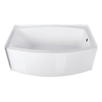 Thumbnail for Aqua Eden VTDR603022L Inflection Alcove Bathtub  (L)60