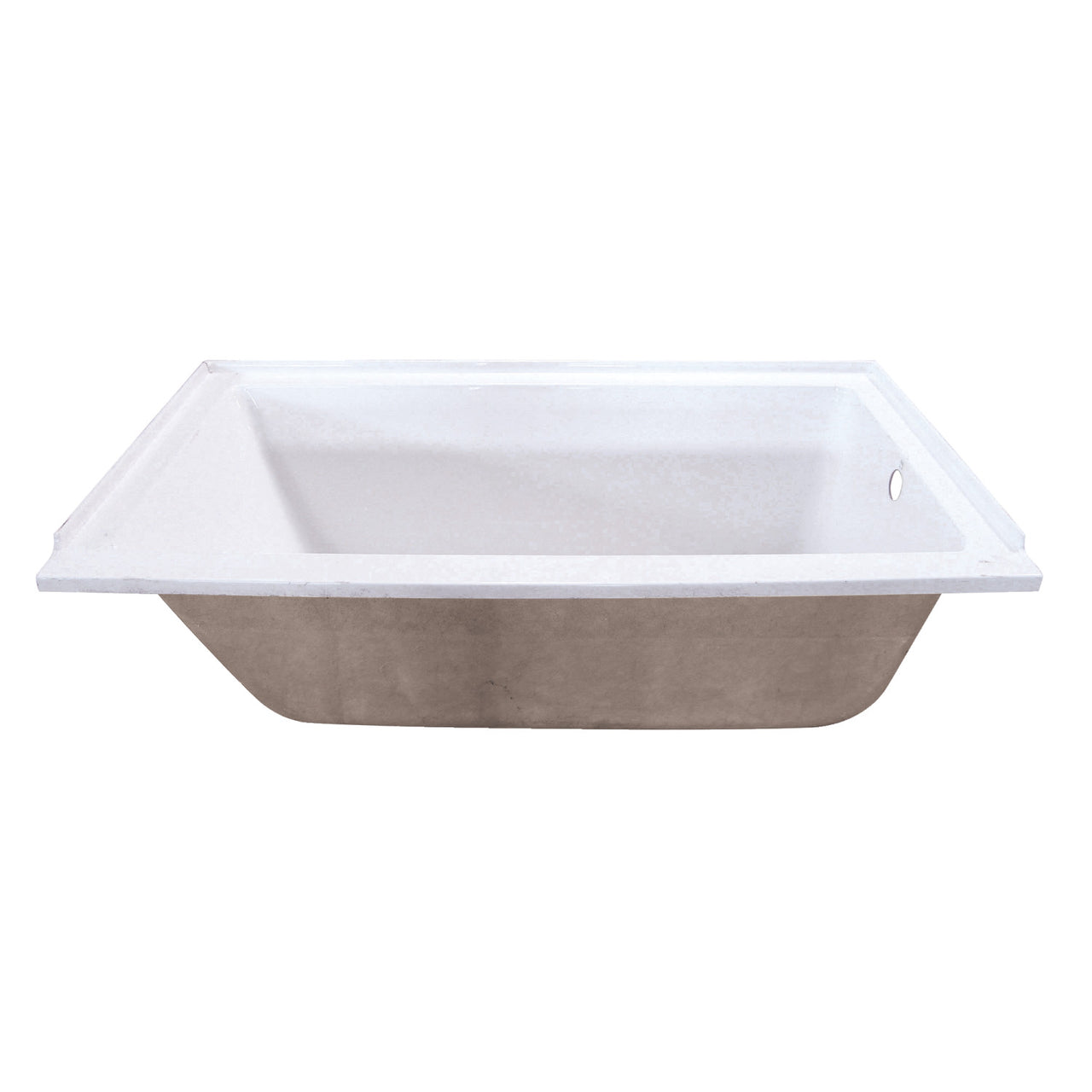 60 x 32-Inch Acrylic Rectangular Drop In Tub - BNGBath