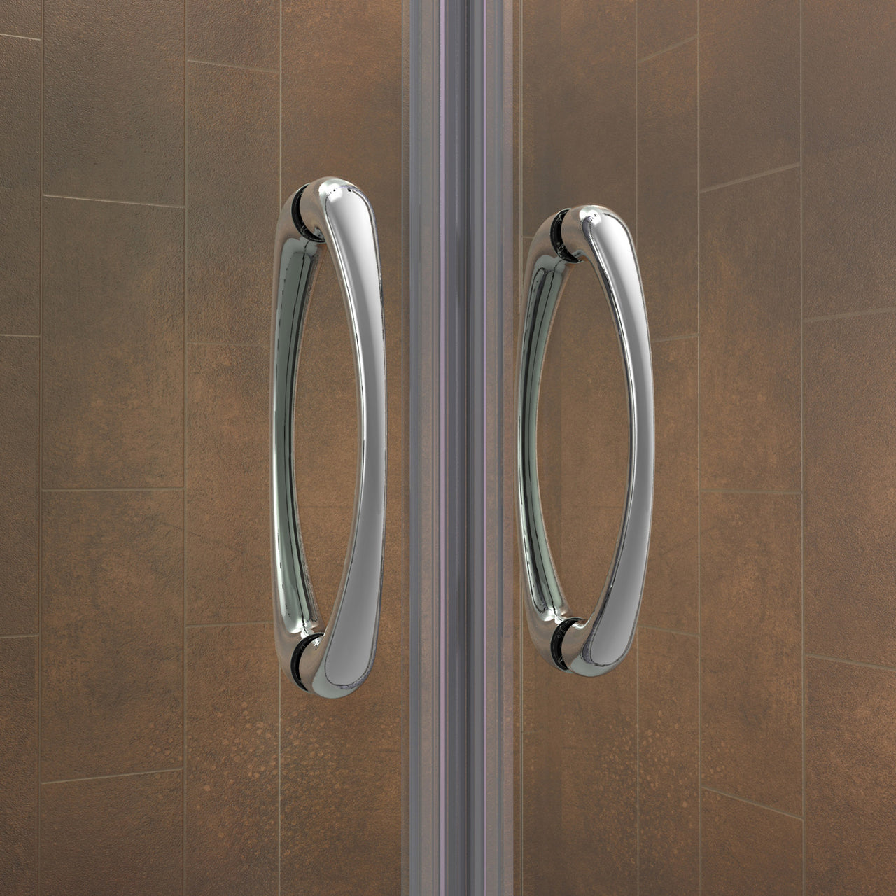 DreamLine Visions 36 in. D x 60 in. W x 74 3/4 in. H Semi-Frameless Sliding Shower Door and SlimLine Shower Base Kit - BNGBath