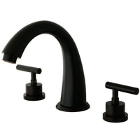 Thumbnail for Kingston Brass KS2365CML Manhattan Roman Tub Faucet, Oil Rubbed Bronze - BNGBath