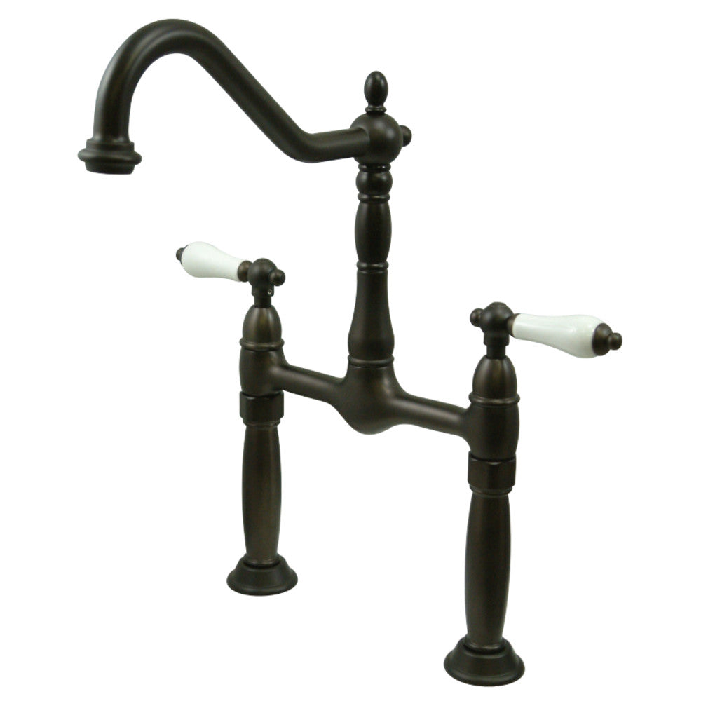 Kingston Brass KS1075PL Vessel Sink Faucet, Oil Rubbed Bronze - BNGBath