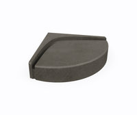 Thumbnail for CS-1616 Corner Shower Seat in Charcoal Gray