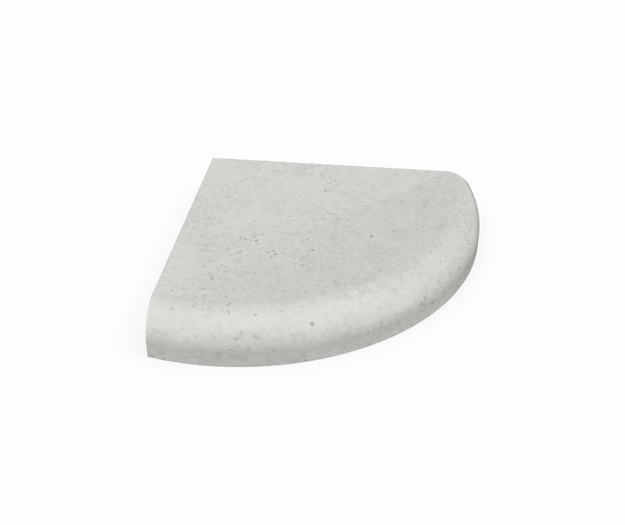 Solid Surface Soap Dish 4.75-In D X 4.75-In W X 1-In H  - BNGBath