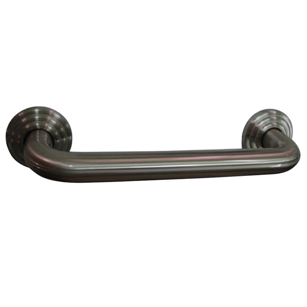 Kingston Brass DR314128 Restoration 12-Inch Decorative 1-1/4-Inch OD Grab Bar, Brushed Nickel - BNGBath