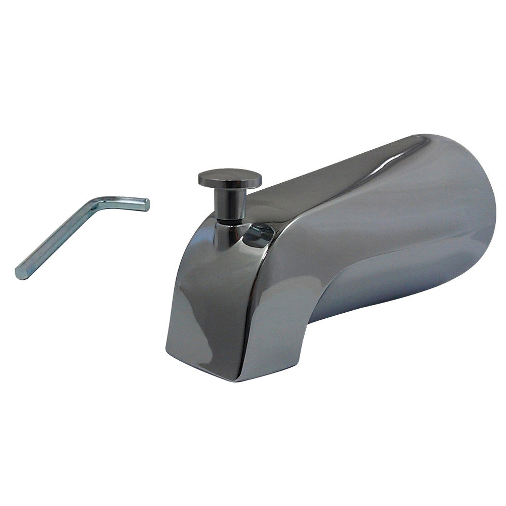 Kingston Brass K1231A1 5-3/8" Diverter Tub Spout, Polished Chrome - BNGBath