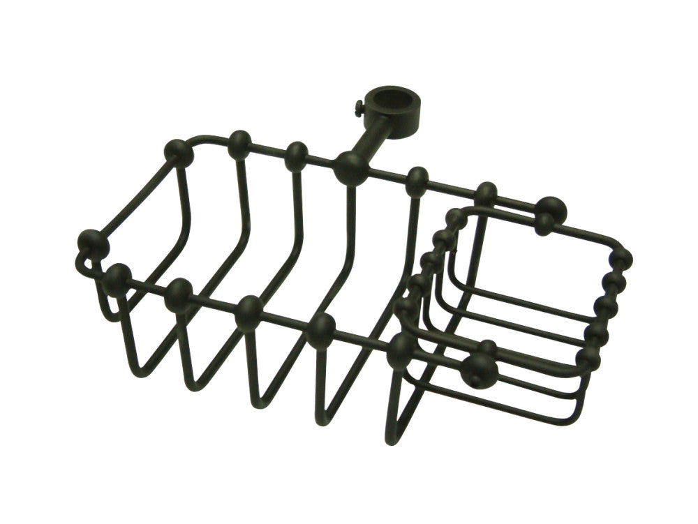 Kingston Brass CC2145 7" Riser Mount Soap Basket, Oil Rubbed Bronze - BNGBath