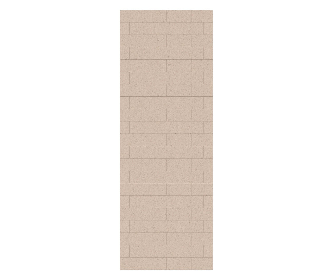 MTMK-8430-1 30 x 84 Swanstone Metro Subway Tile Glue up Bathtub and Shower Single Wall Panel  - BNGBath