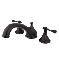 Thumbnail for Kingston Brass KS5535BL Vintage Roman Tub Faucet, Oil Rubbed Bronze - BNGBath