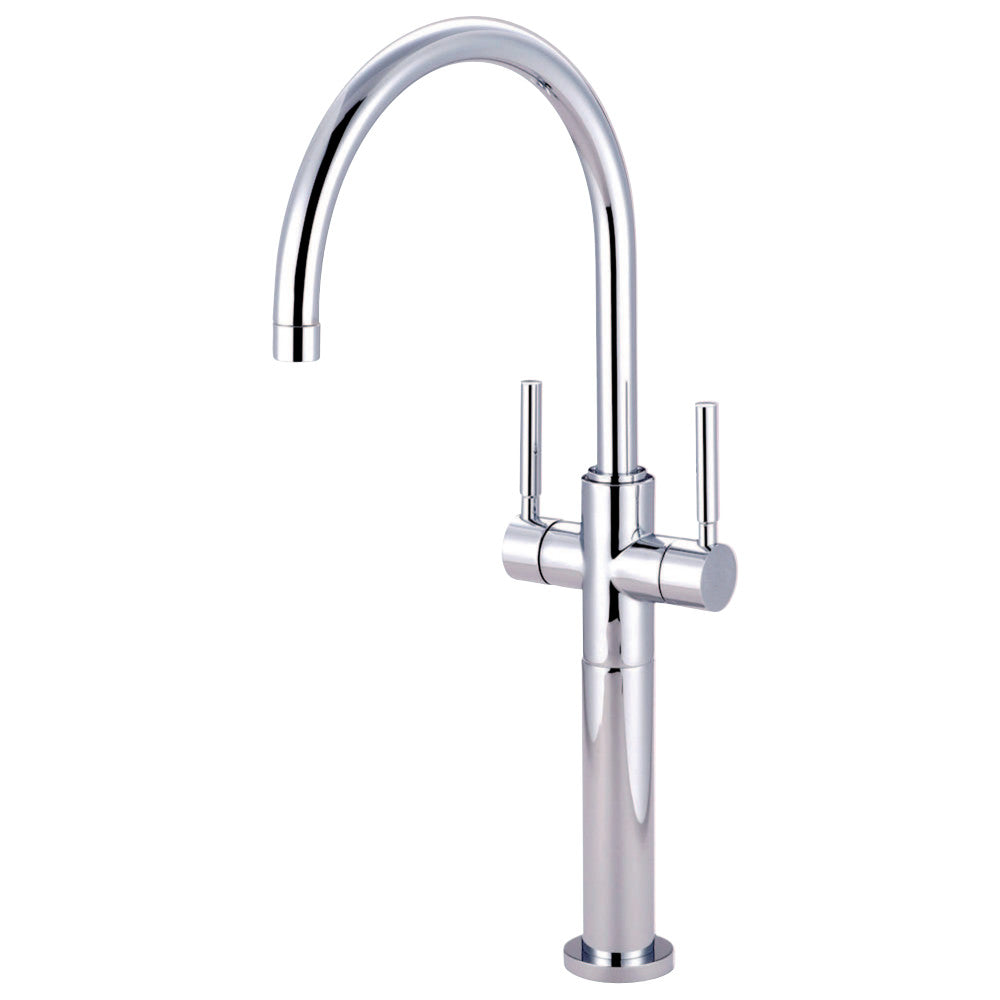 Kingston Brass KS8091DL Vessel Sink Faucet, Polished Chrome - BNGBath