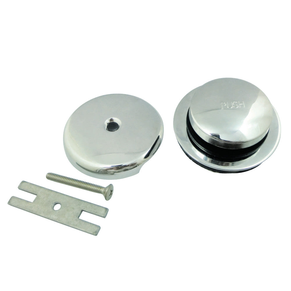 Kingston Brass DTT5302A1 Easy Touch Toe-Tap Tub Drain Kit, Polished Chrome - BNGBath