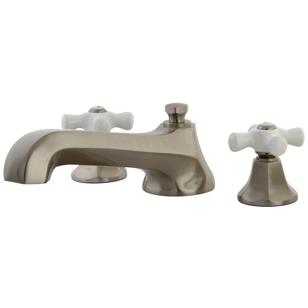 Kingston Brass KS4308PX Metropolitan Roman Tub Faucet, Brushed Nickel - BNGBath