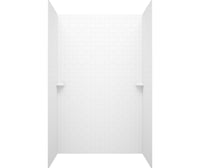 Thumbnail for 36-In x 62-In x 96-In Swanstone 3x6 Subway Tile Shower Wall Kit - BNGBath