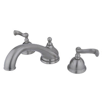 Thumbnail for Kingston Brass KS3358FL Roman Tub Faucet, Brushed Nickel - BNGBath