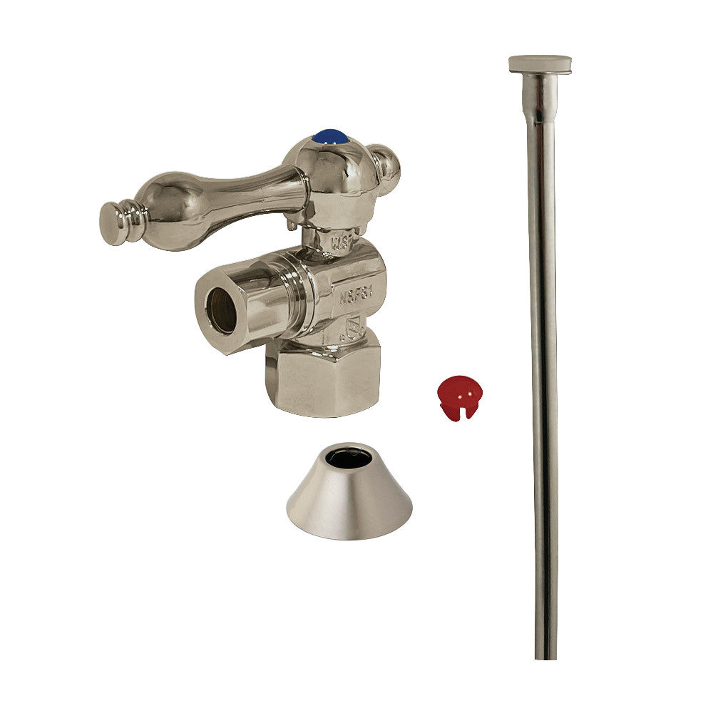 Kingston Brass CC43108TKF20 Traditional Plumbing Toilet Trim Kit, Brushed Nickel - BNGBath