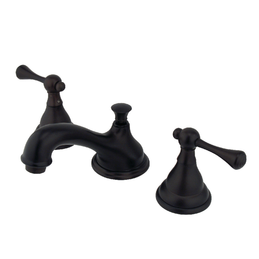 Kingston Brass KS5565BL 8 in. Widespread Bathroom Faucet, Oil Rubbed Bronze - BNGBath