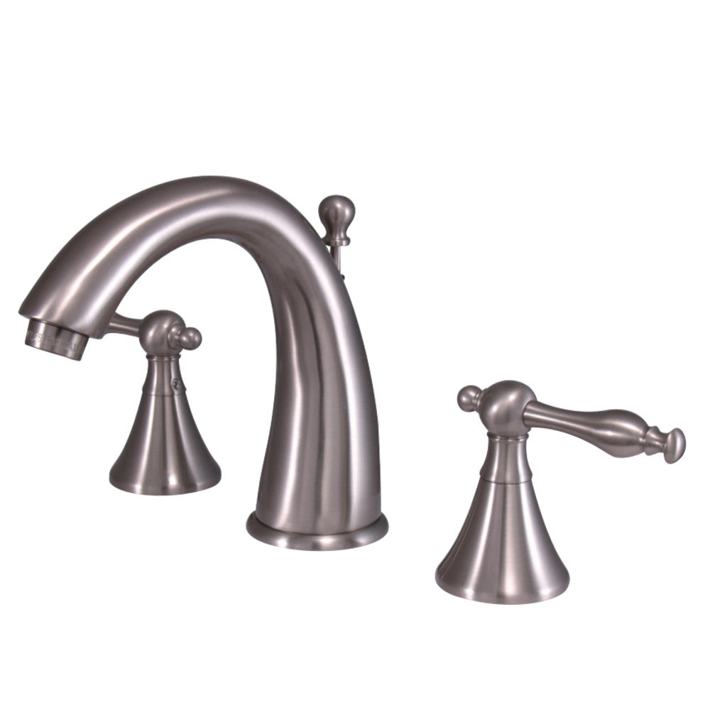 Kingston Brass KS2978NL 8 in. Widespread Bathroom Faucet, Brushed Nickel - BNGBath