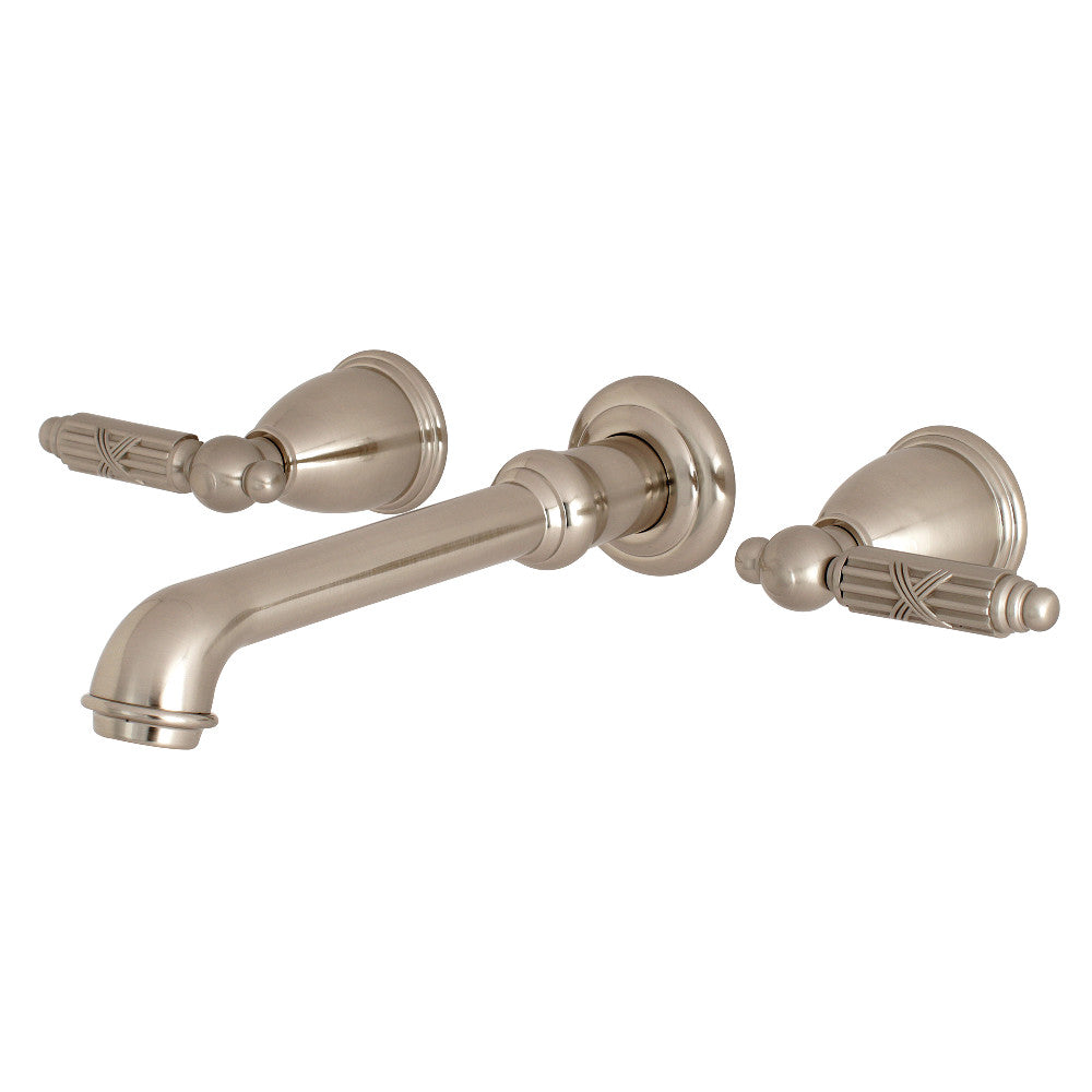 Kingston Brass KS7028GL Georgian 2-Handle Wall Mount Roman Tub Faucet, Brushed Nickel - BNGBath