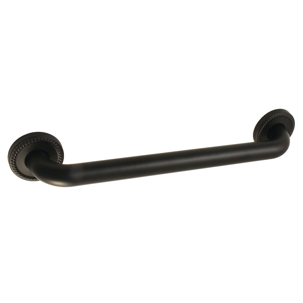 Kingston Brass DR814160 Laurel 16-Inch Decorative 1-1/4-Inch OD Grab Bar, Matte Black - BNGBath