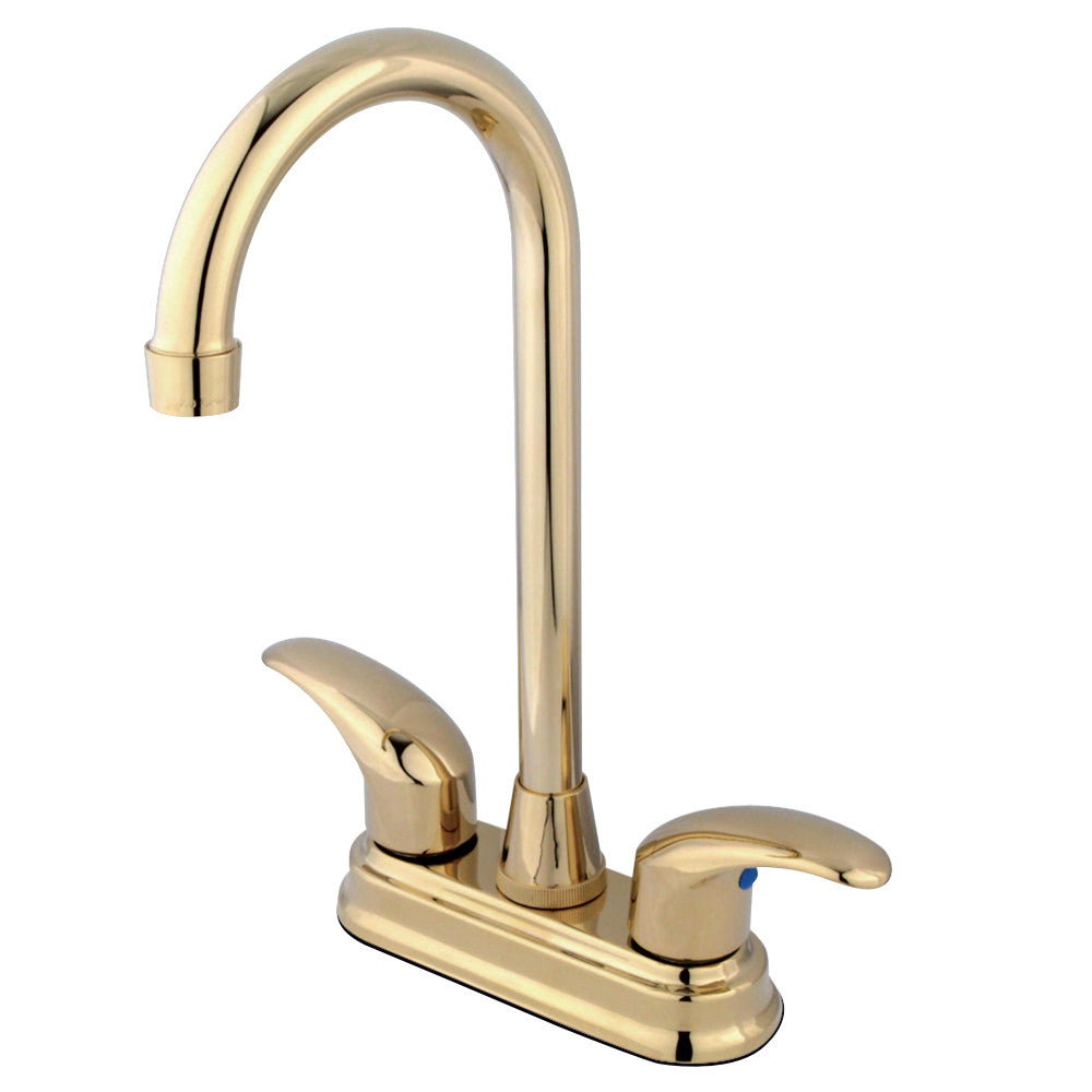 Kingston Brass KB6492LL Legacy 4" Centerset Bar Faucet, Polished Brass - BNGBath