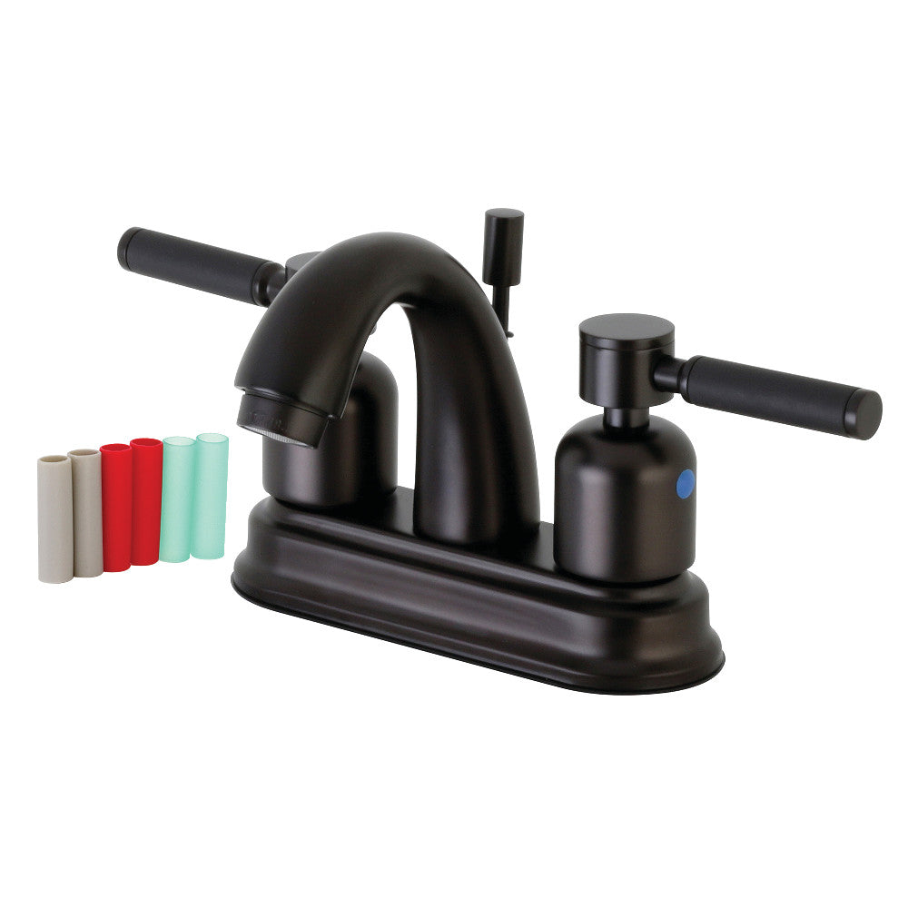 Kingston Brass FB5615DKL 4 in. Centerset Bathroom Faucet, Oil Rubbed Bronze - BNGBath