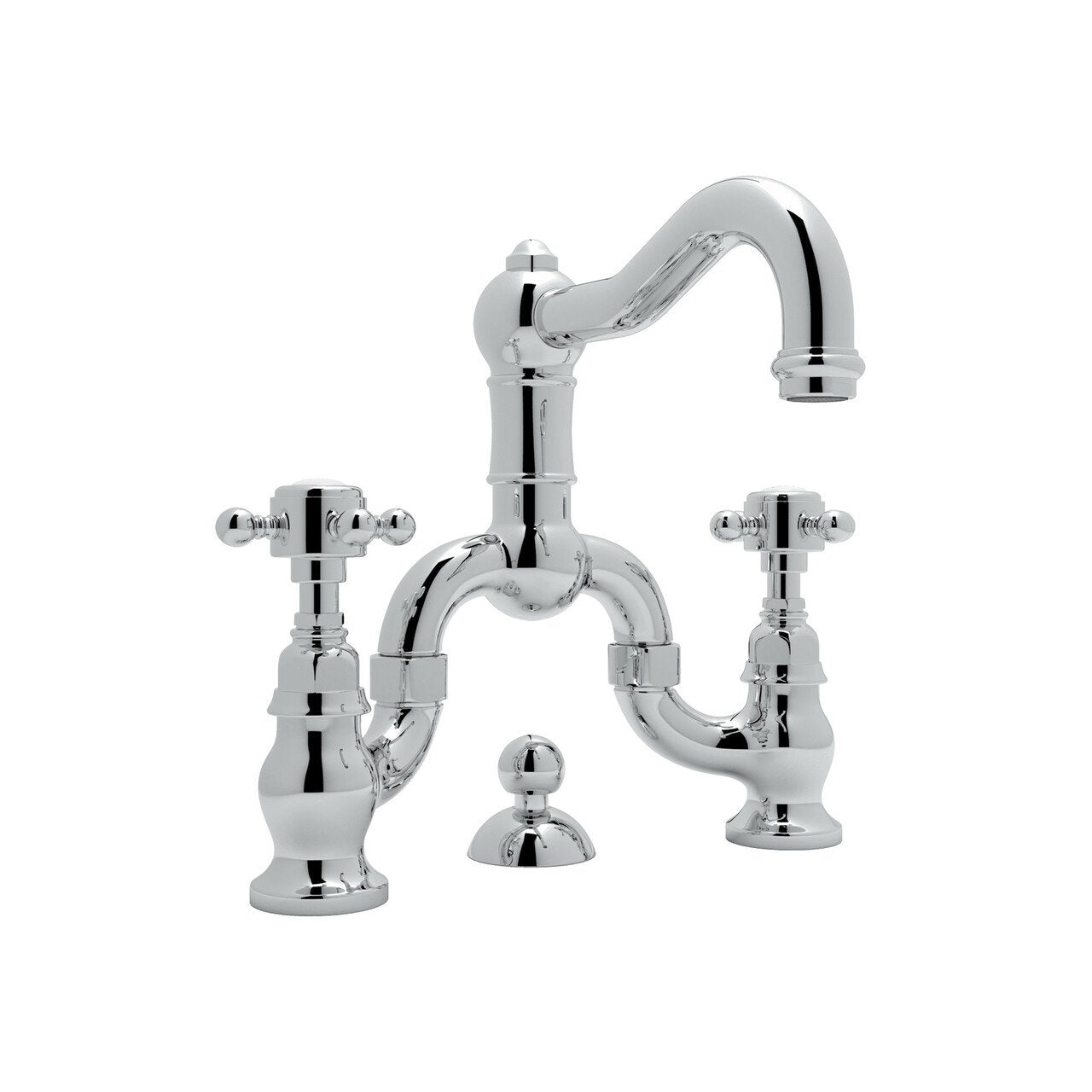 ROHL Acqui Deck Mount Bridge Bathroom Faucet - BNGBath