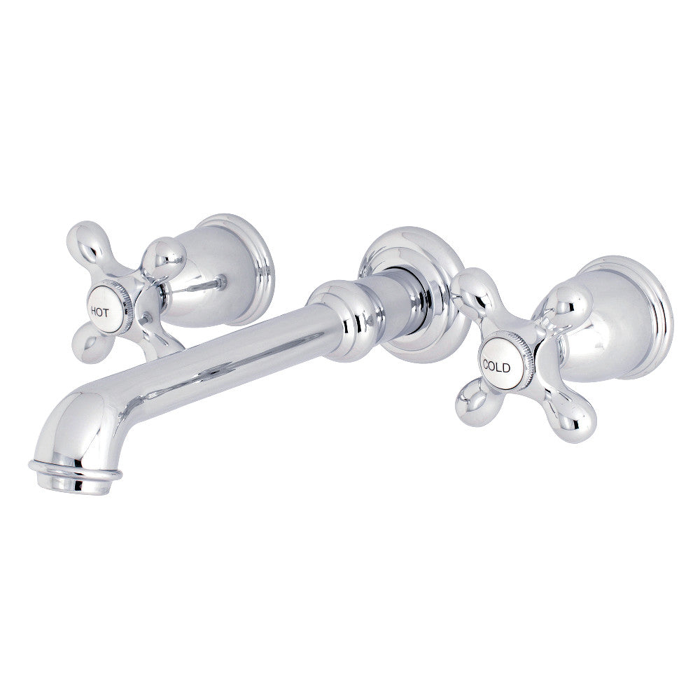 Kingston Brass KS7021AX English Country Wall Mount Roman Tub Faucet, Polished Chrome - BNGBath