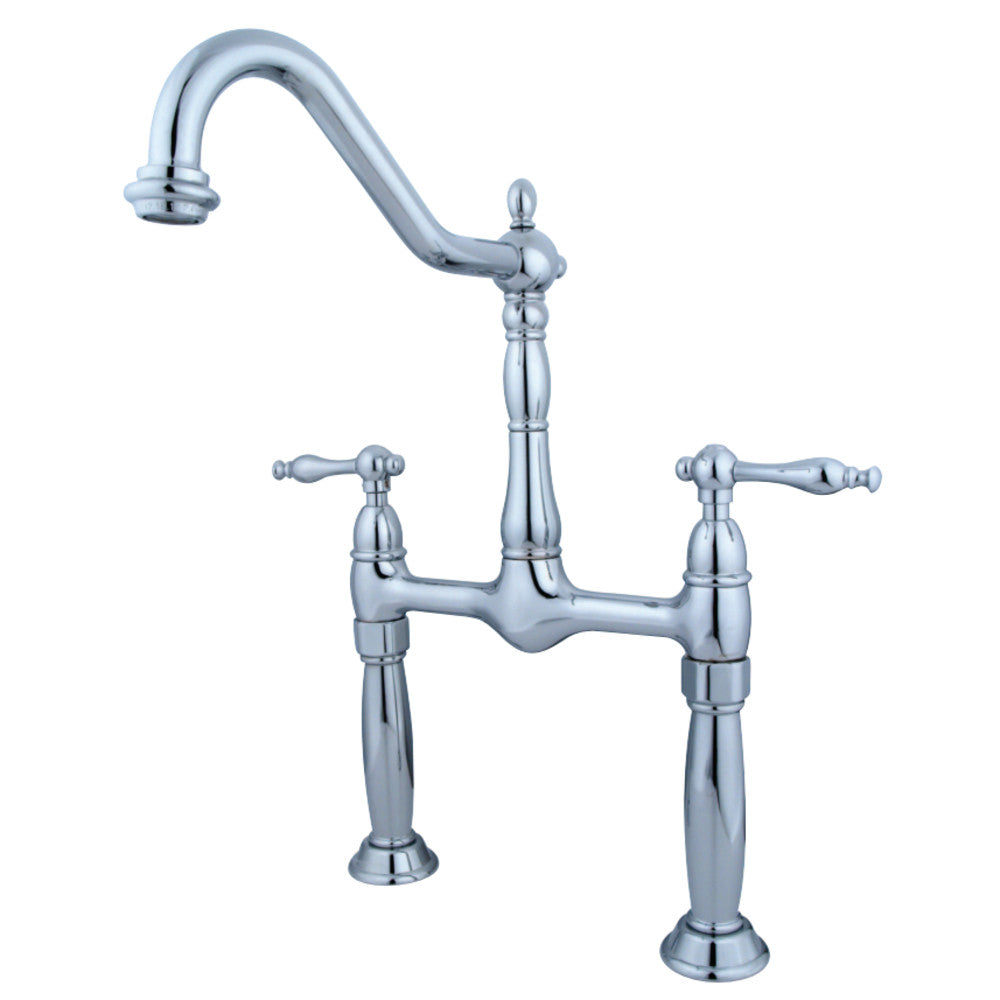 Kingston Brass KS1071NL Vessel Sink Faucet, Polished Chrome - BNGBath