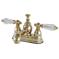 Thumbnail for Kingston Brass KS7002WLL 4 in. Centerset Bathroom Faucet, Polished Brass - BNGBath