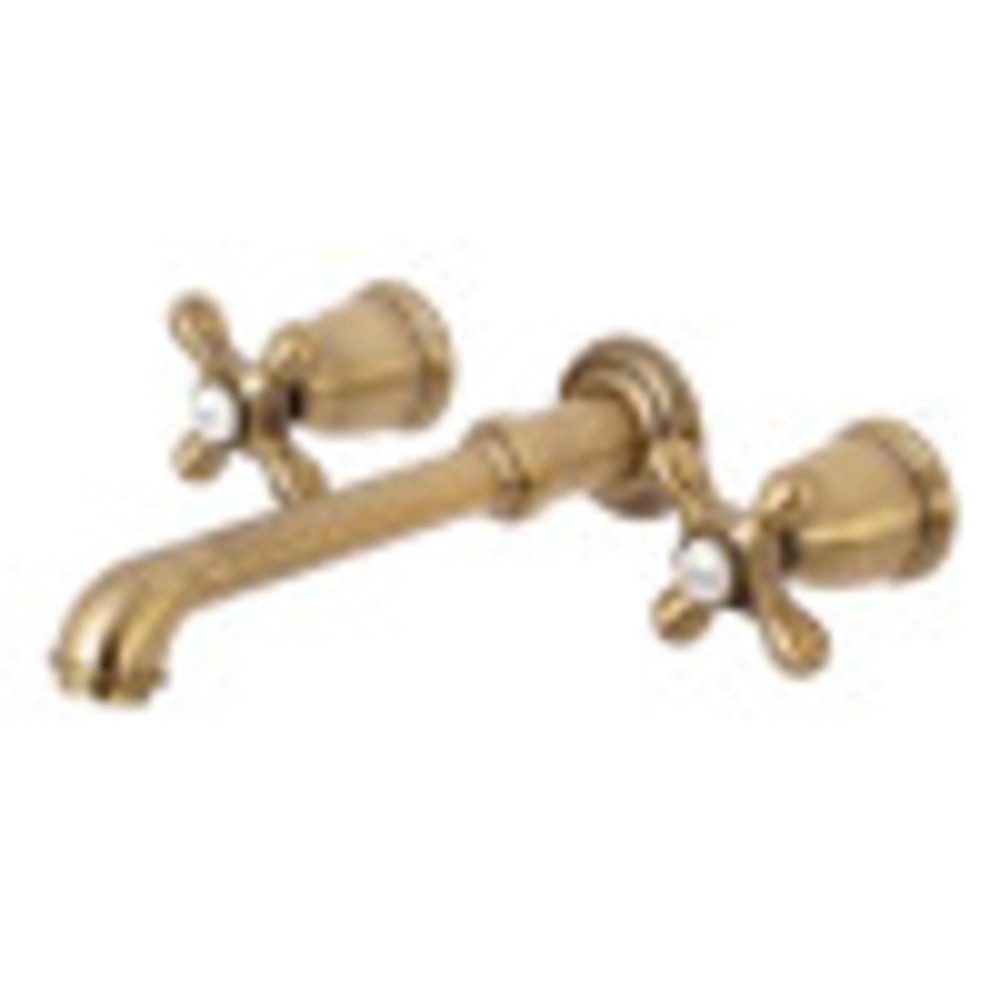 Kingston Brass KS7023AX English Country Wall Mount Roman Tub Faucet, Antique Brass - BNGBath