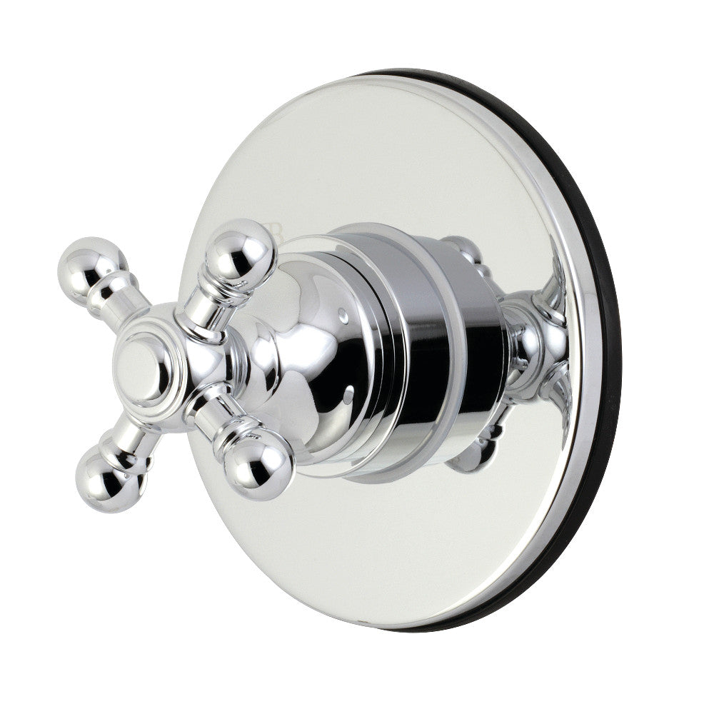 Kingston Brass KS3031BX 3-Way Diverter Valve with Trim Kit, Polished Chrome - BNGBath