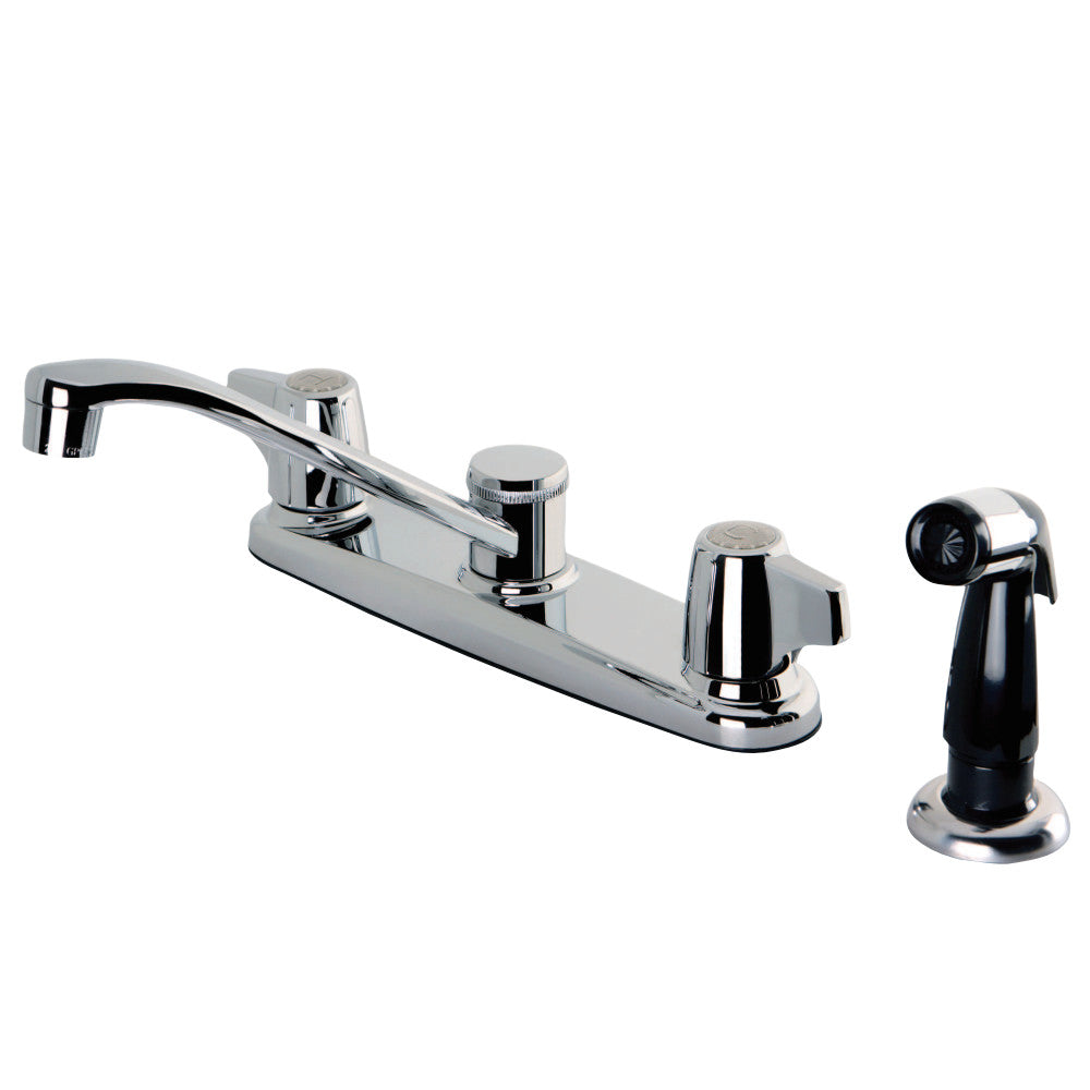 Kingston Brass KB262 Magellan Centerset Kitchen Faucet, Polished Chrome - BNGBath