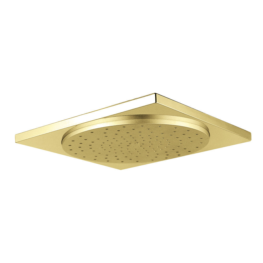 Kingston Brass KX8222 Claremont 12" Square Shower Head, Polished Brass - BNGBath