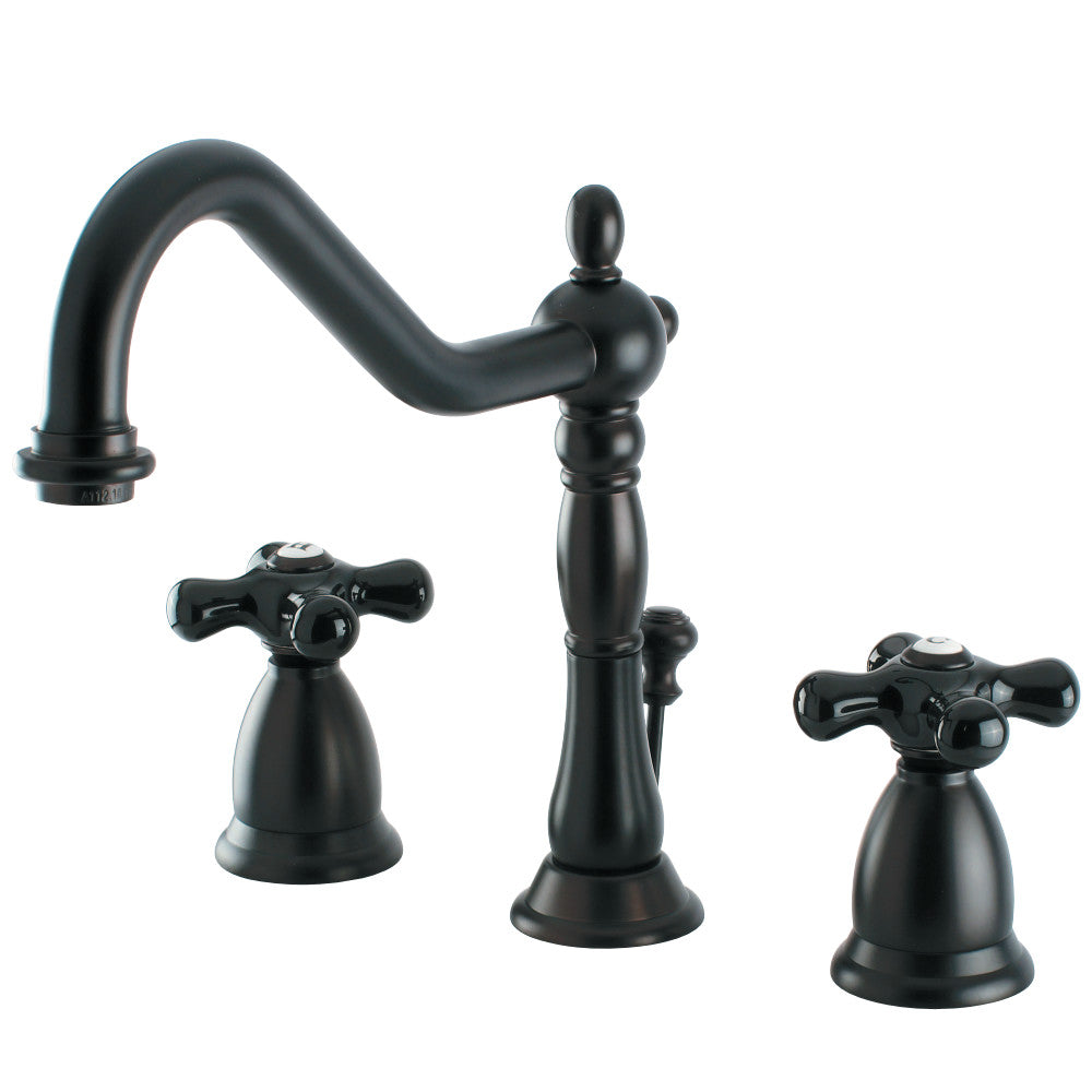 Kingston Brass KS1995PKX 8 in. Widespread Bathroom Faucet, Oil Rubbed Bronze - BNGBath