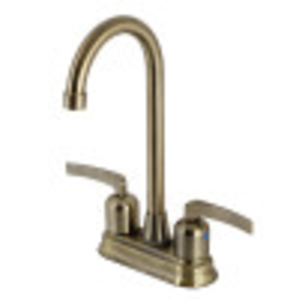 Kingston Brass KB8493EFL Centurion Bar Faucet, Antique Brass - BNGBath