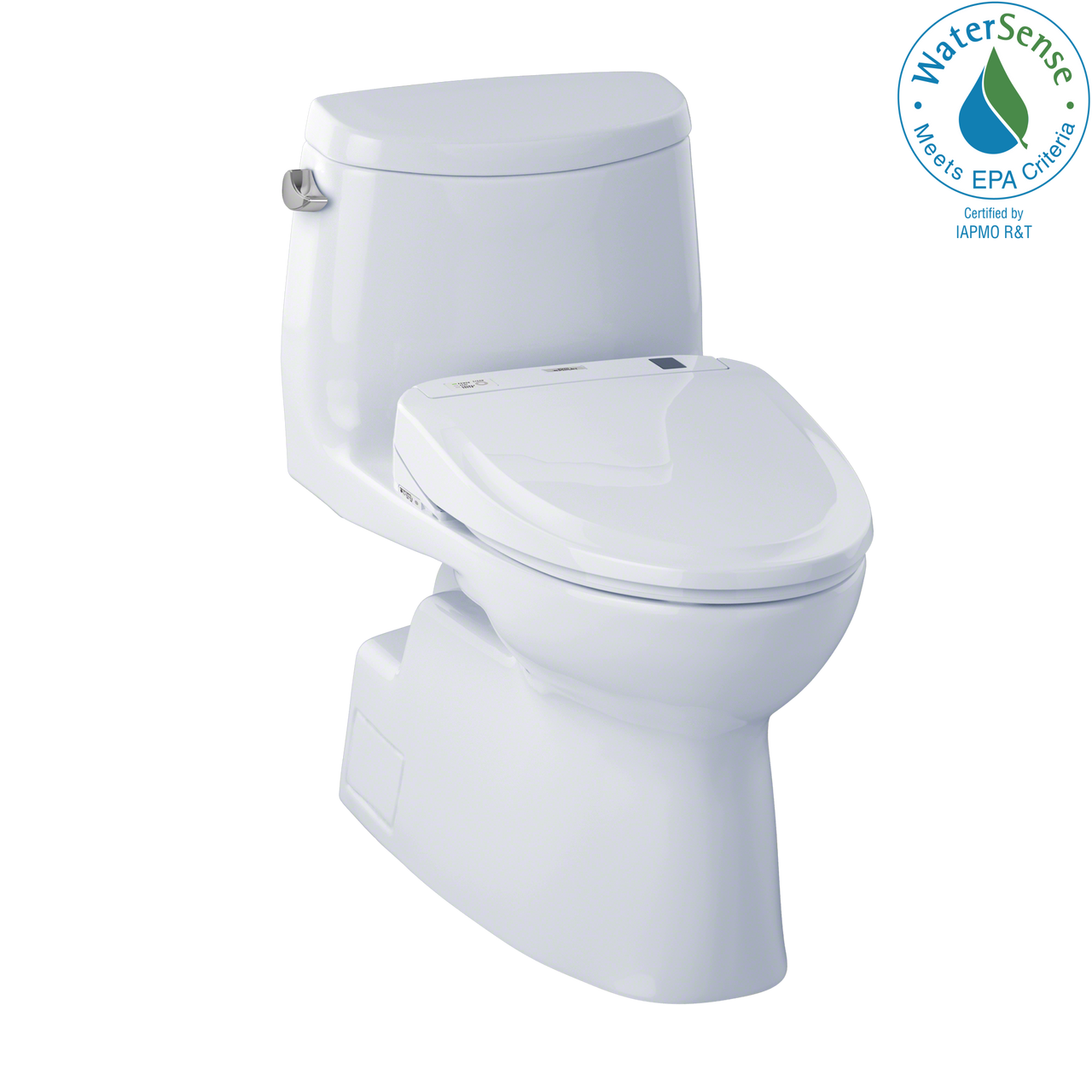 TOTO WASHLET+  Carlyle II One-Piece Elongated 1.28 GPF Toilet and WASHLET S350e Bidet Seat,  - MW614584CEFG#01 - BNGBath