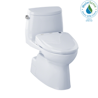 Thumbnail for TOTO WASHLET+  Carlyle II One-Piece Elongated 1.28 GPF Toilet and WASHLET S350e Bidet Seat,  - MW614584CEFG#01 - BNGBath