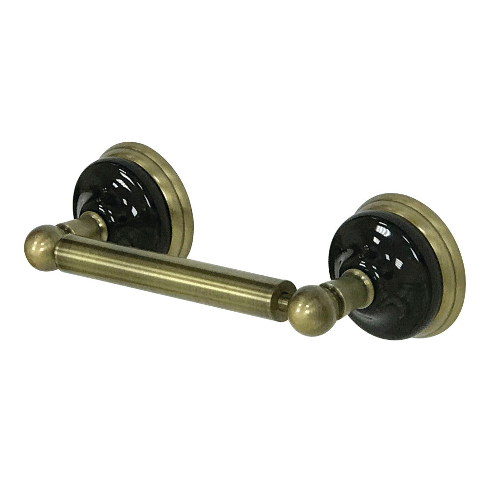 Kingston Brass BA9118AB Water Onyx Toilet Paper Holder, Antique Brass - BNGBath