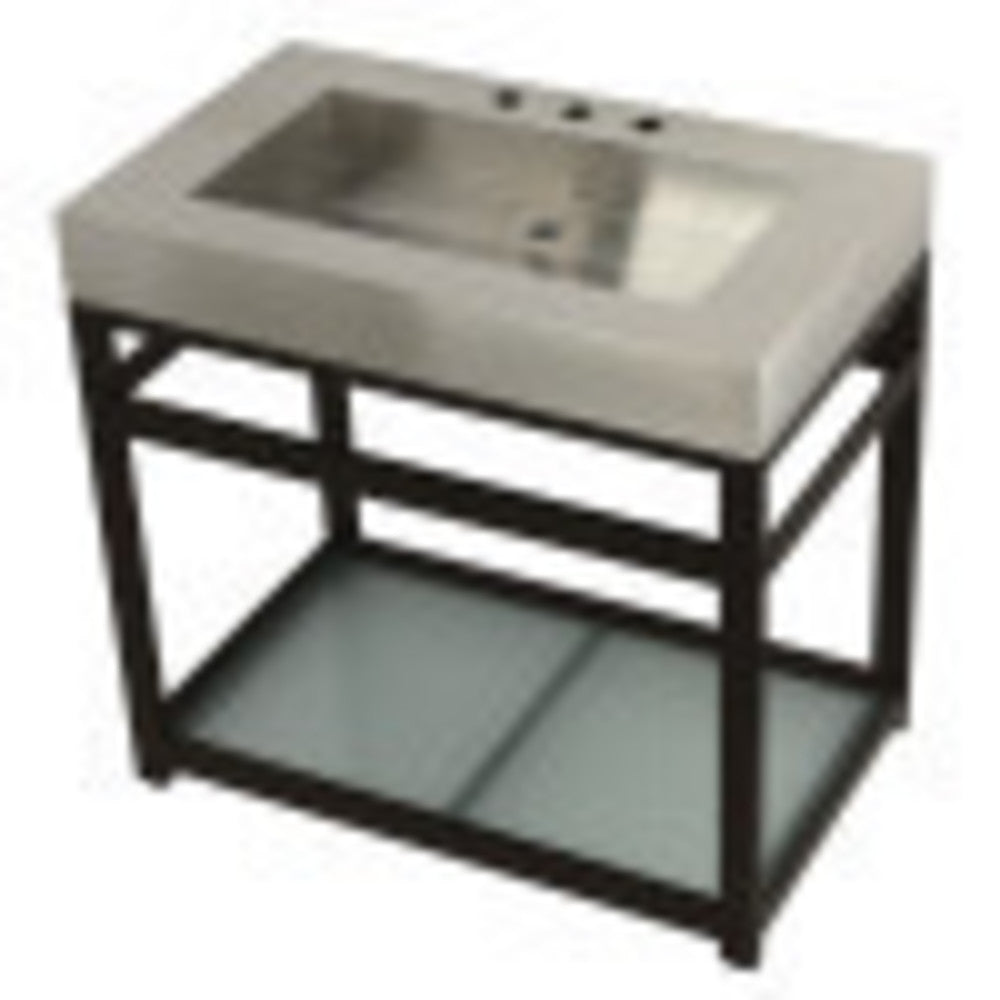 Kingston 37x22x35 Commercial Console Vanity Sink w/Base - BNGBath