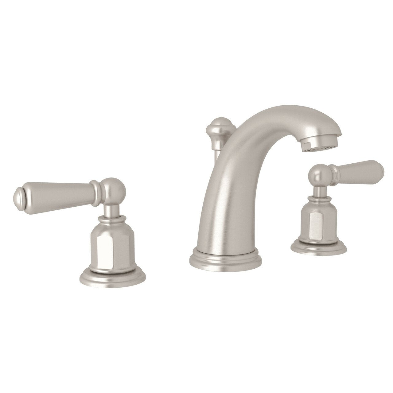 Perrin & Rowe Edwardian High Neck Widespread Bathroom Faucet - BNGBath