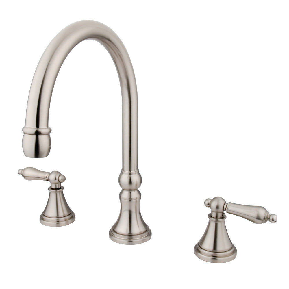 Kingston Brass KS2348AL Roman Tub Faucet, Brushed Nickel - BNGBath