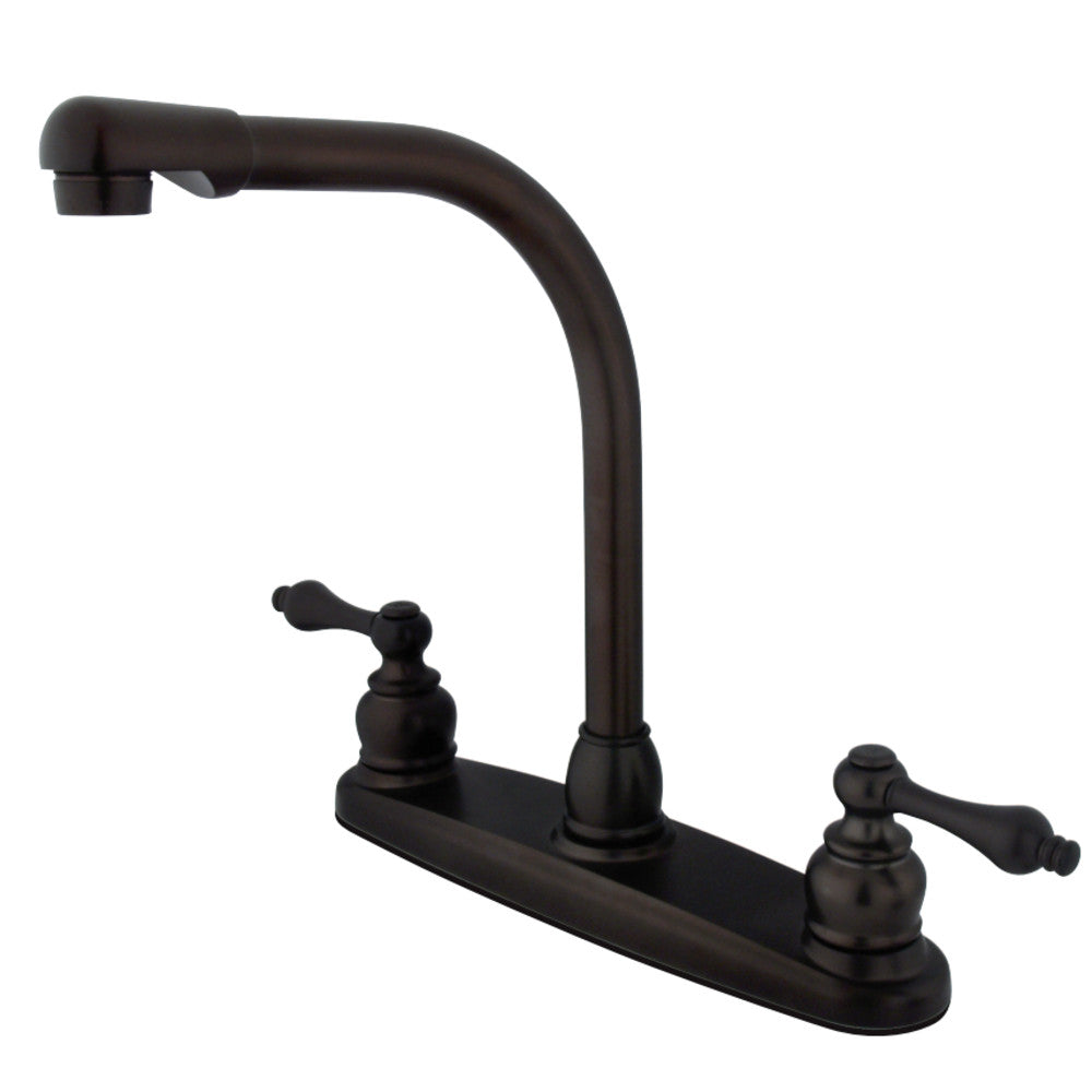 Kingston Brass KB715ALLS Victorian Centerset Kitchen Faucet, Oil Rubbed Bronze - BNGBath