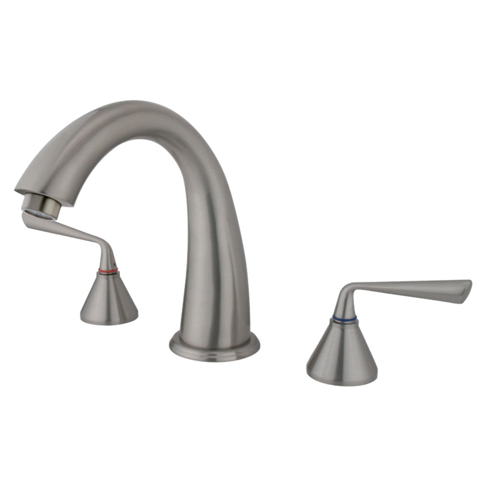 Kingston Brass KS2368ZL Silver Sage Roman Tub Faucet, Brushed Nickel - BNGBath