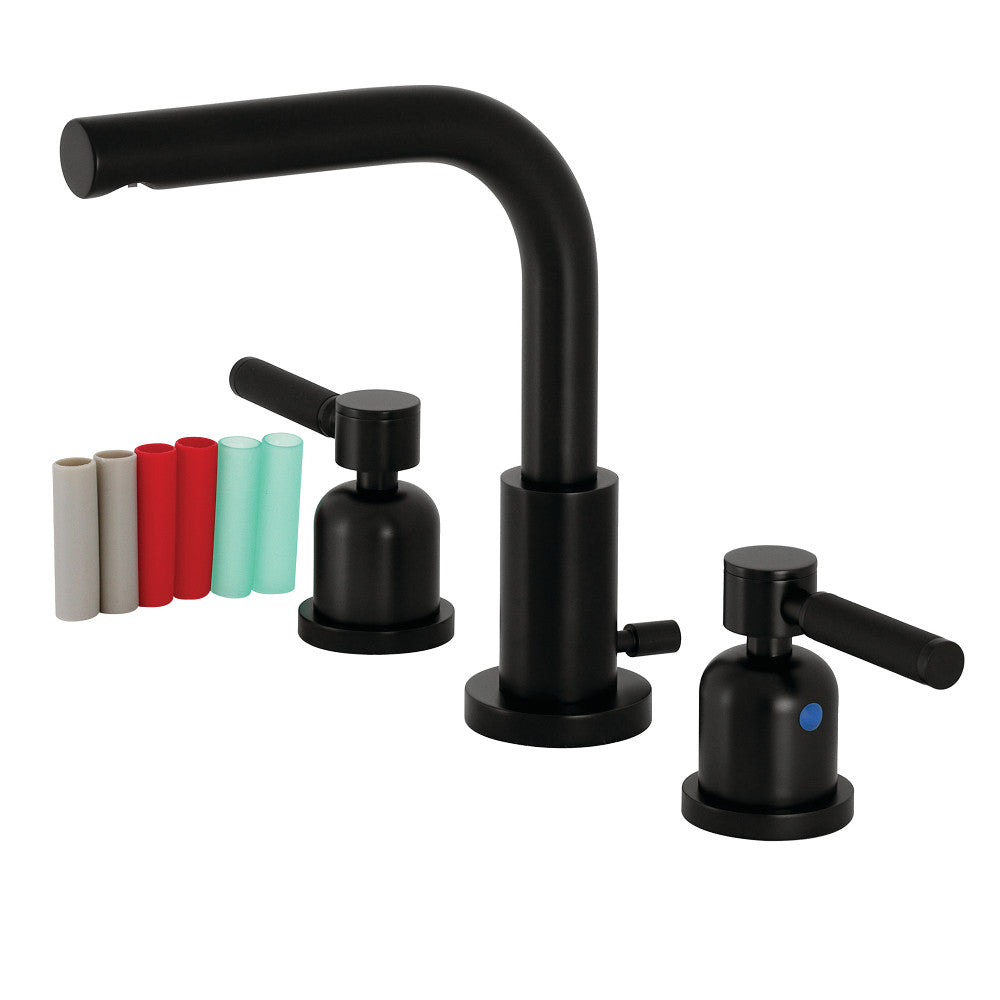 Fauceture FSC8950DKL 8 in. Widespread Bathroom Faucet, Matte Black - BNGBath