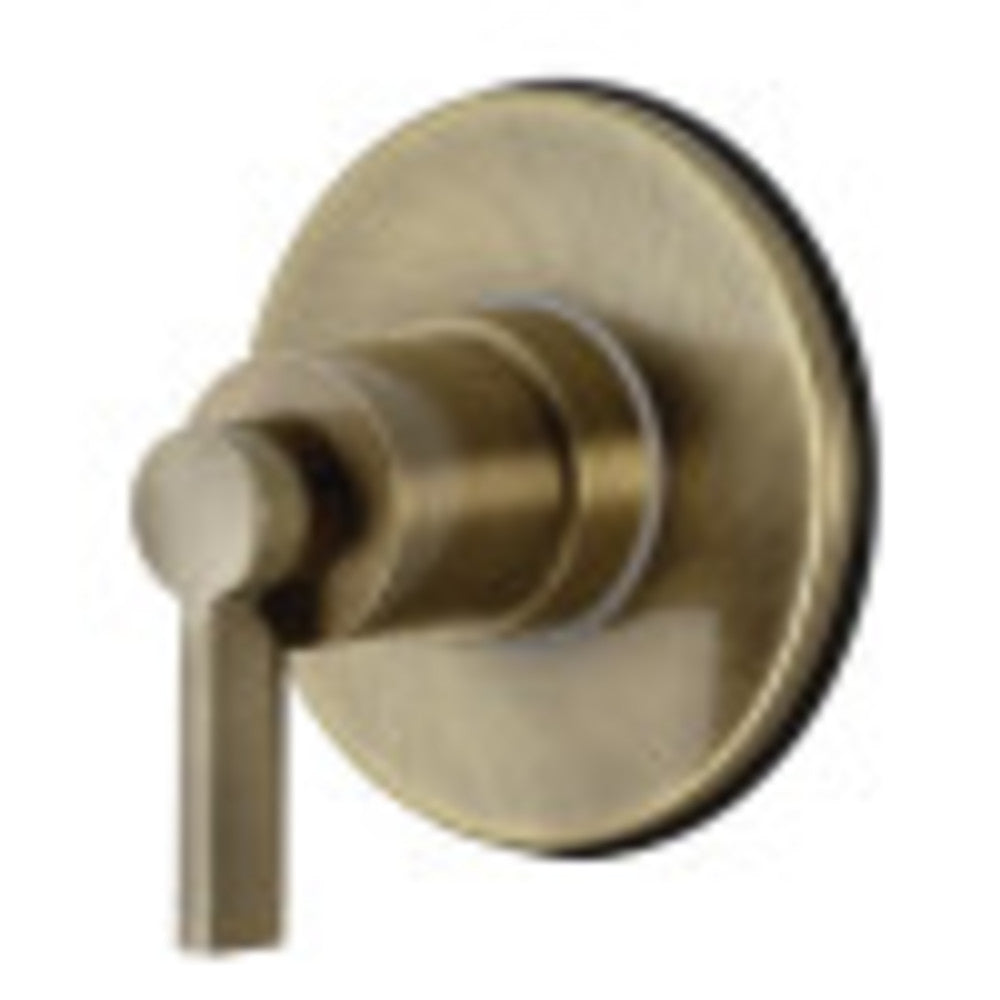 Kingston Brass KS3033NDL NuvoFusion 3-Way Diverter Valve with Trim Kit, Antique Brass - BNGBath