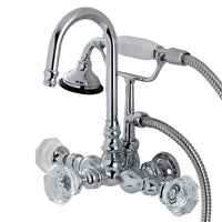 Thumbnail for Aqua Vintage AE8T1WCL Celebrity Wall Mount Clawfoot Tub Faucet, Polished Chrome - BNGBath